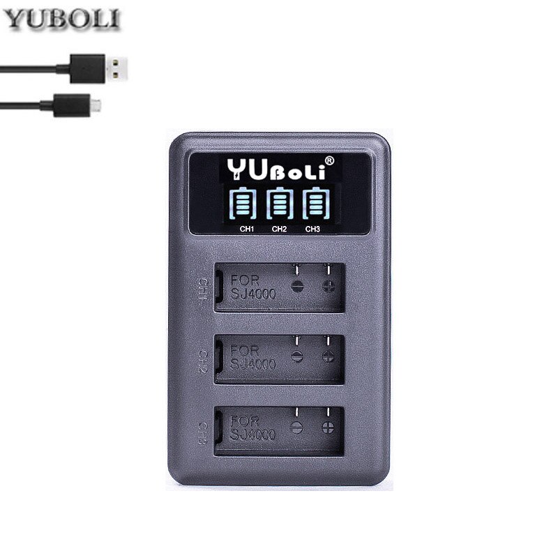 3.7v 900mah sjcam SJ4000 Battery For SJCAM sj4000 sj 4000 SJ5000 6000 7000 8000 sj9000 C30 M10 action Camera Bateria: charger only