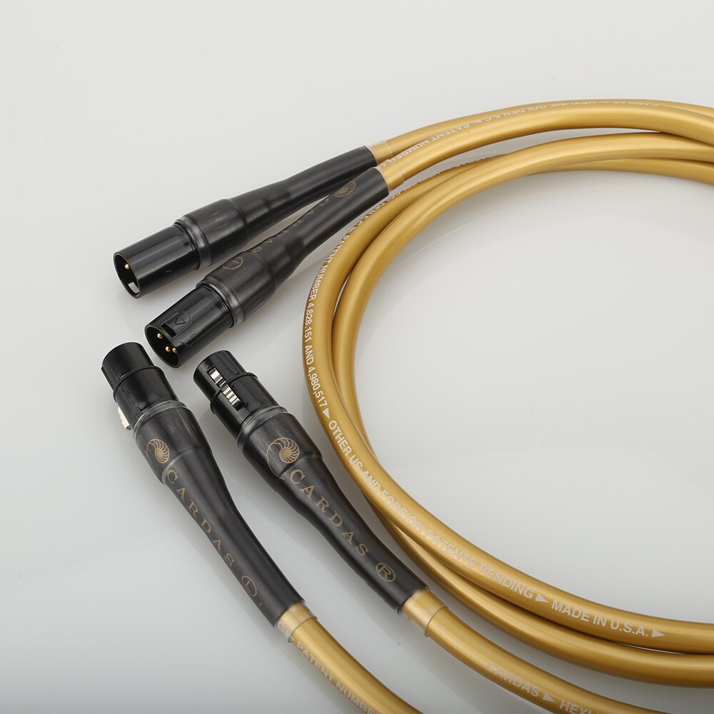 Kabel połączeniowy hexlink golden 5- c xlr hi-end para 1m przewód sygnałowy symetryczny