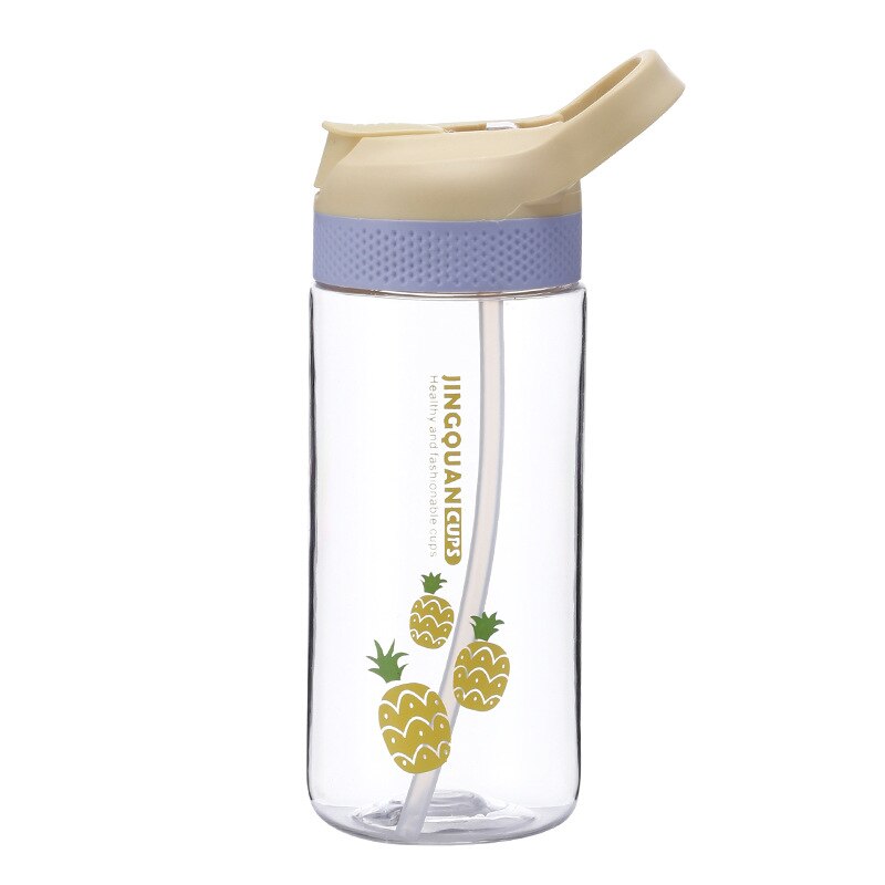 520ML Baby Kid Lovely Zoo Cartoon Animal Drink Cup Water Bottle Non-toxic BPA-Free Drinking Cups For Kids Children School Cups: yellow