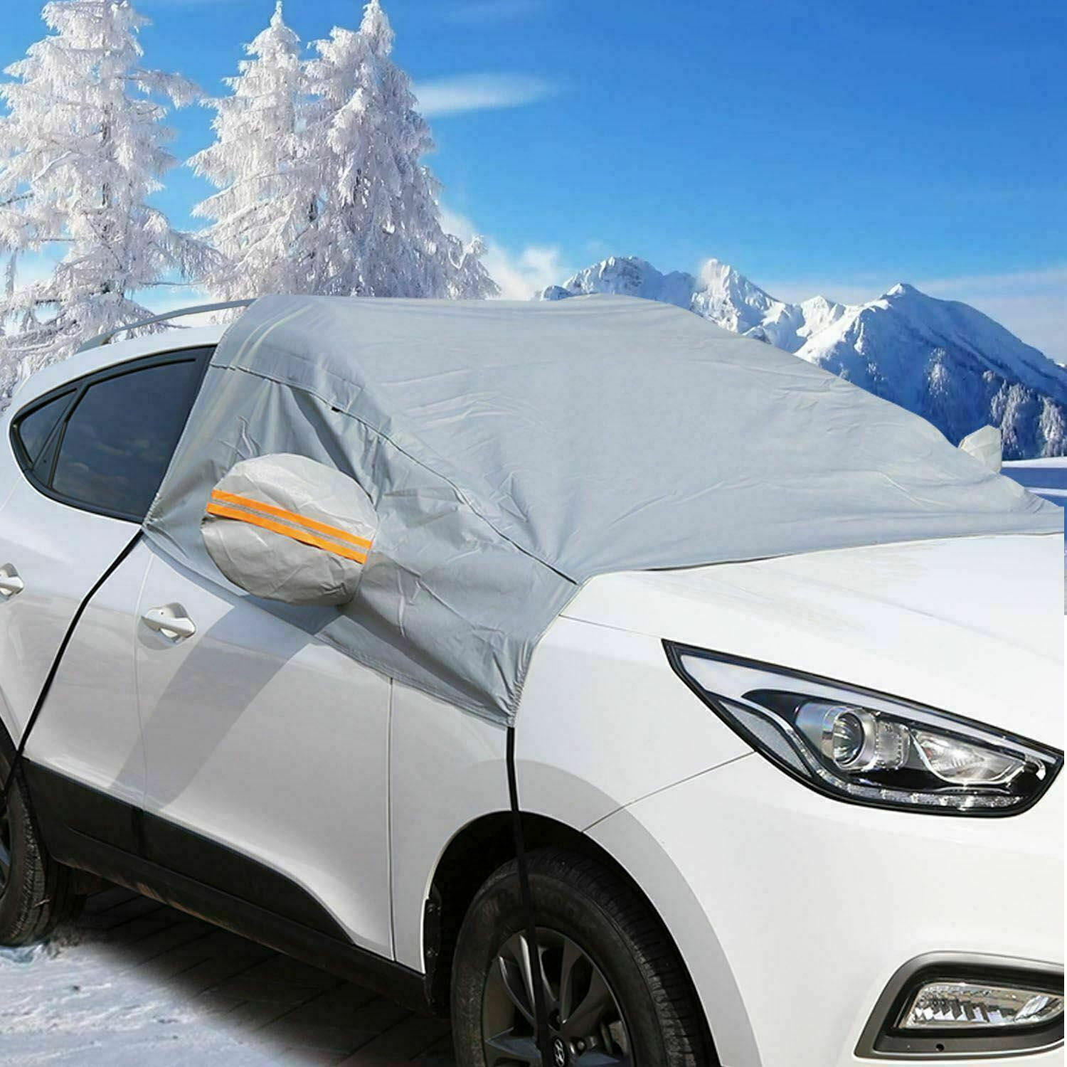 Snow Waterproof Ice Frost Sun Half Rain Dust Cover Car Resistant Protection Car Covers Universal For SUV