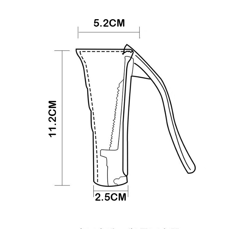 Notenkraker Walnoot Tangen Sheller Opener Trechter Shape Antislip Handvat Duurzaam