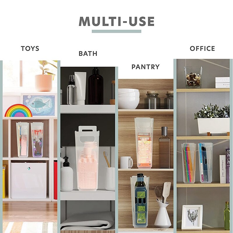 Pantry Cupboard Organizers and Storage Bins, Kitchen &amp; Bathroom Organizing Containers, Freezer Storage Organizers