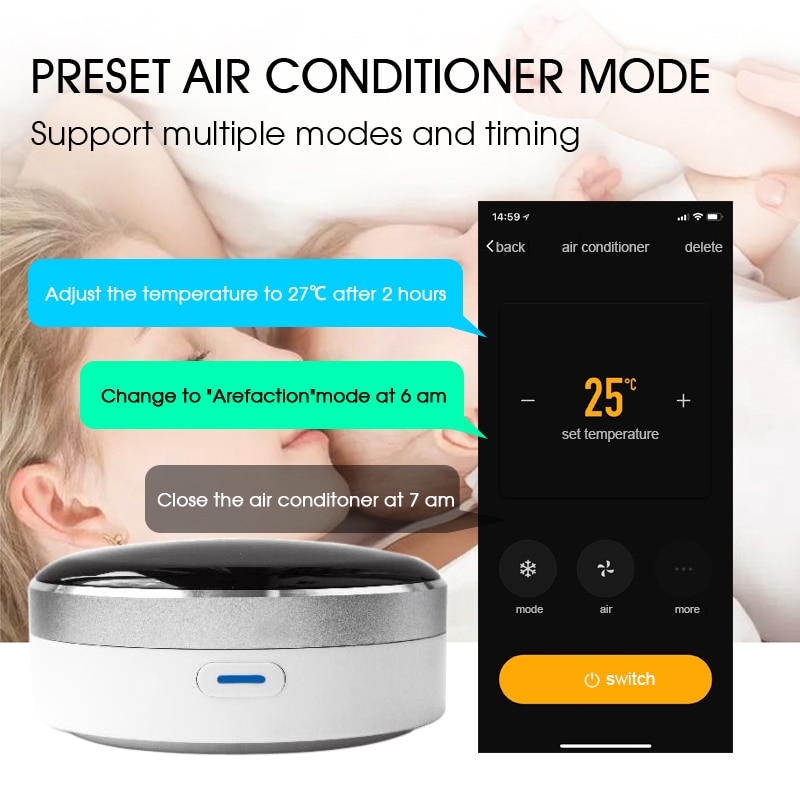 Smart Home Automation 2,4 GHz WIFI IR Remote mit Alexa, Google hause Sprach Intelligente Universal Fernbedienung