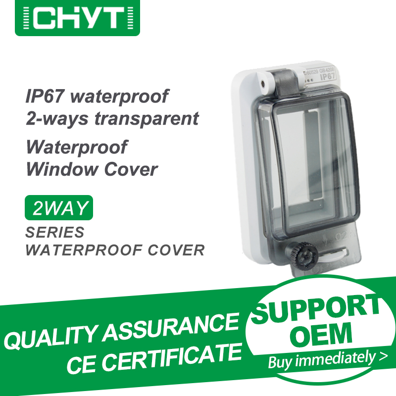 3 WAYS Circuit Breaker Transparent Waterproof Distribution Box Protect Window Cover Monitor Observation Ip67