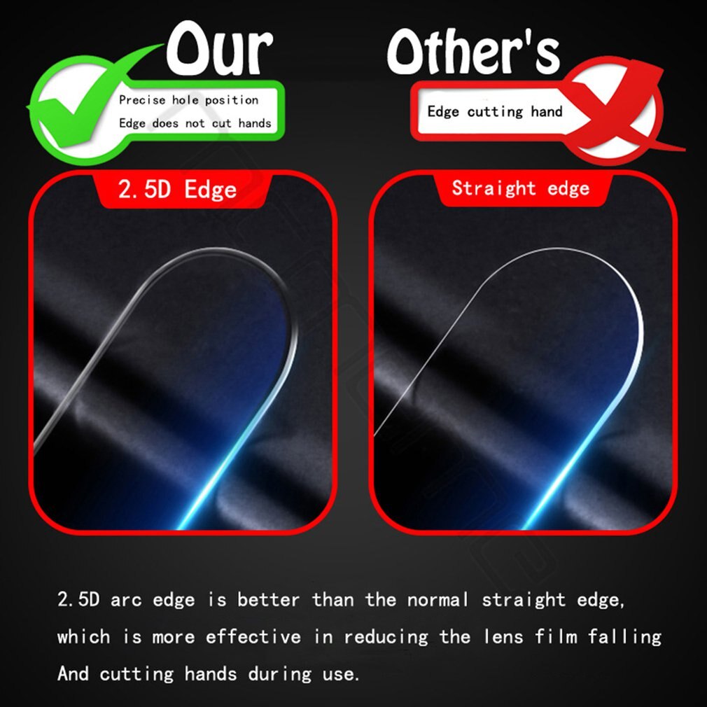 Voor iphone xs max achtercamera lens screenprotector beschermfolie gehard glas screenprotector heldere lensfolie