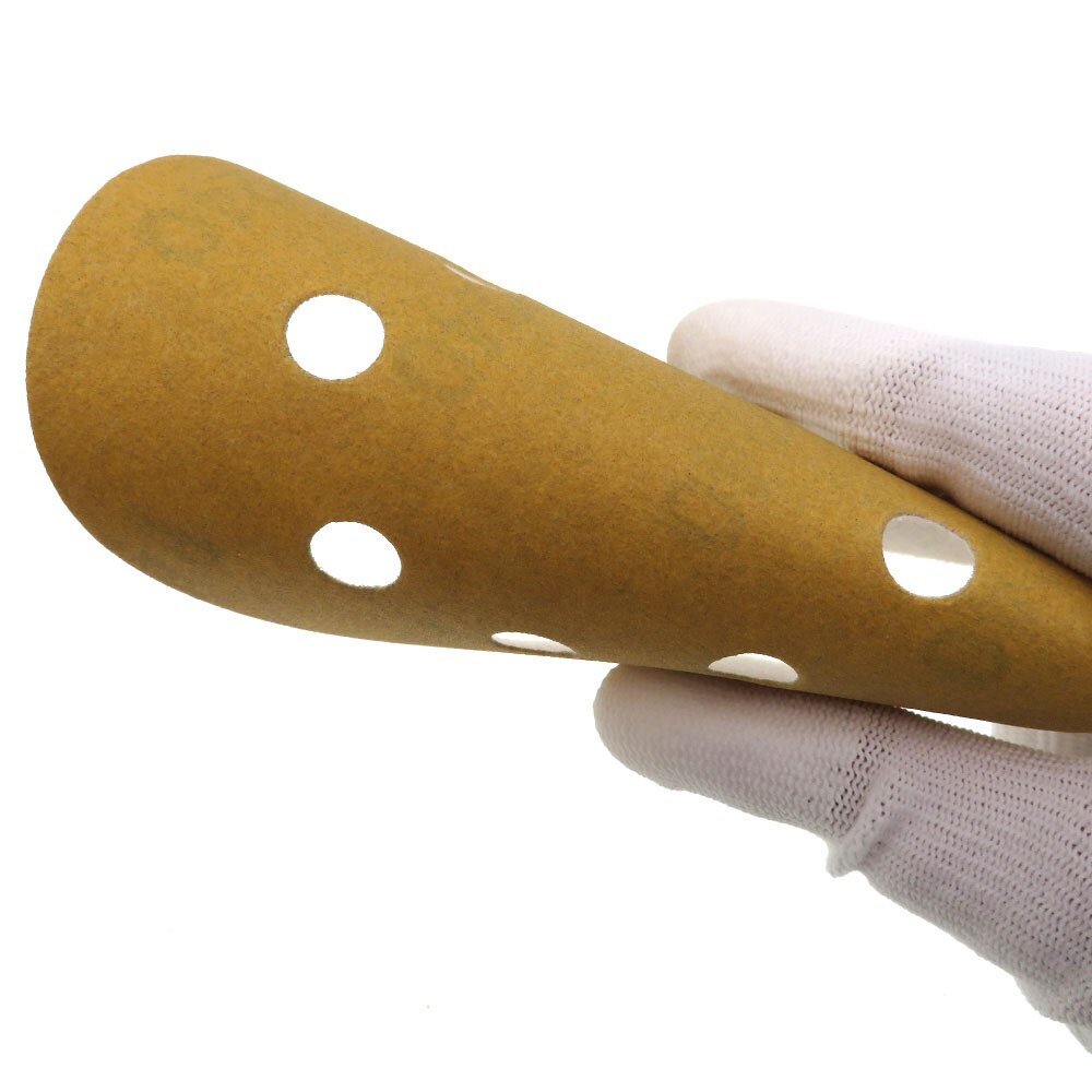 10PCS 5 Inch 125mm Hook and Loop Sanding Discs Flocking Yellow Aluminum Oxide Sandpaper Sanding Sheet 40-1000 Grit