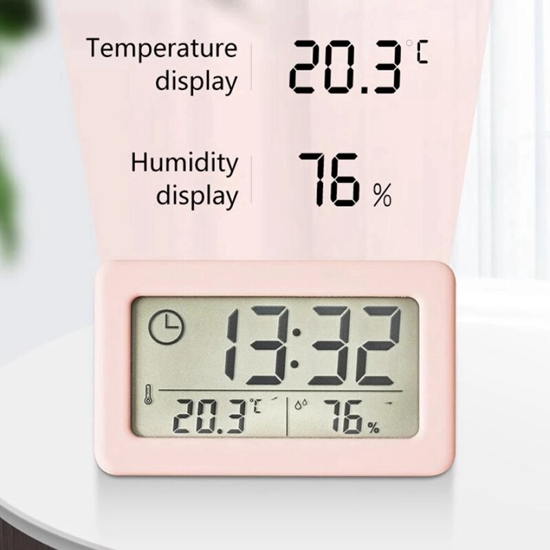 LED Digital Clock Electronic Digital Screen Desktop Clock for Home Office Backlight Snooze Data Calendar Clocks