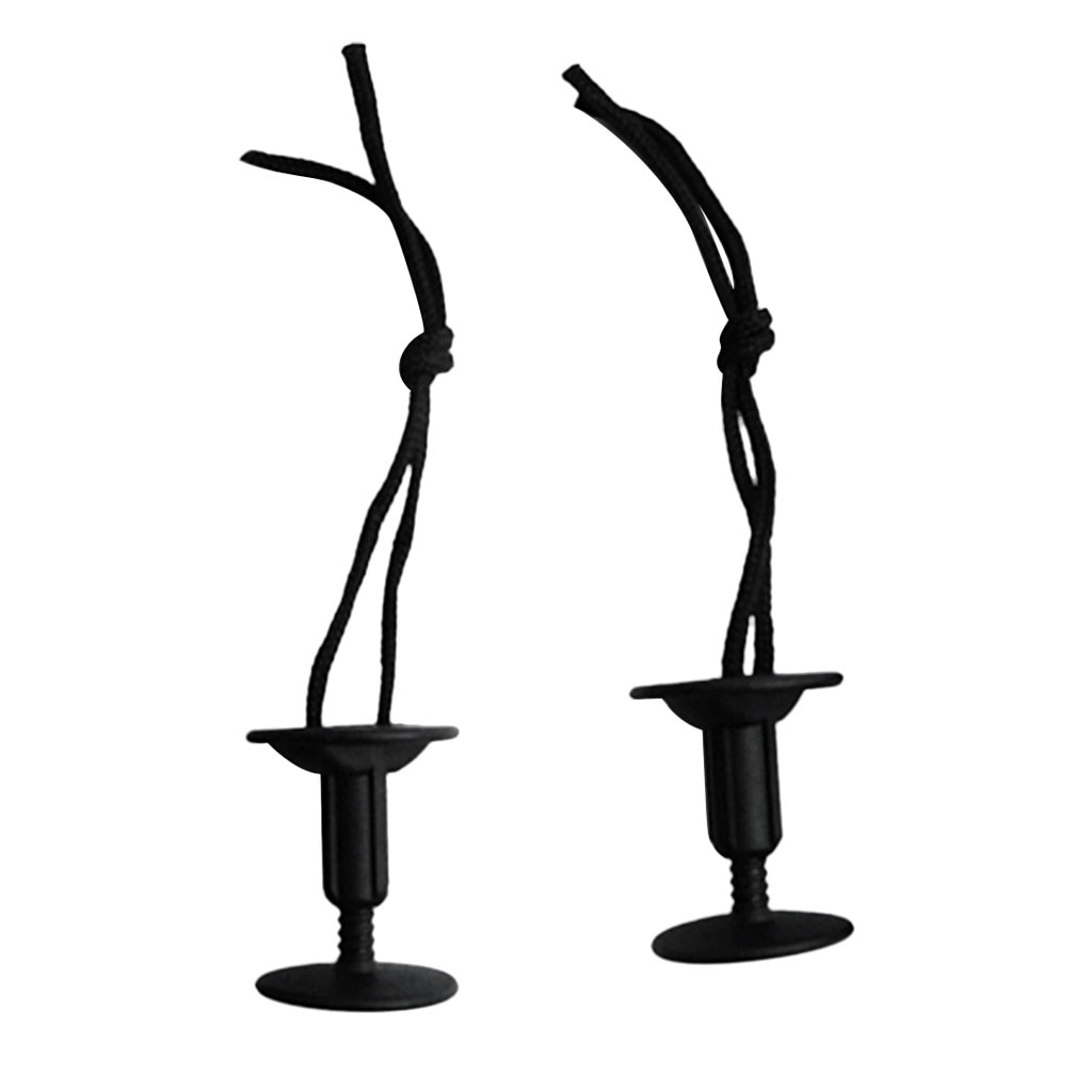 1 Pair Durable Strong Bodyboard Surfboard Leash Plug with Loop Cord - 50mm Thickness Bodyboard Leash Accessories