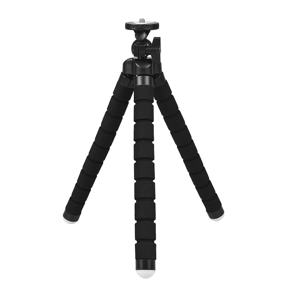 Colwyn Yi Medium Sponge Tripod Octopus Mobile Phone Digital Camera Bracket Gopro And Universal Accessories: Black and White with Pattern