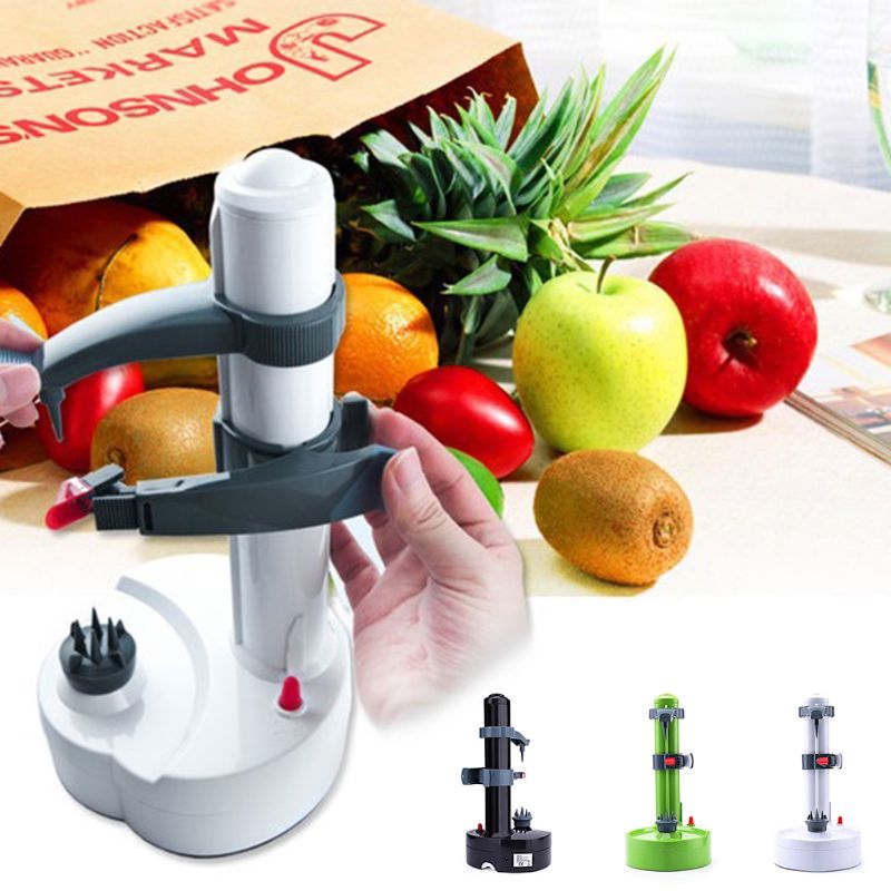 Rvs Elektrische Dunschiller Multifunctionele Voor Groenten En Fruit Dunschiller Aardappel Cutter