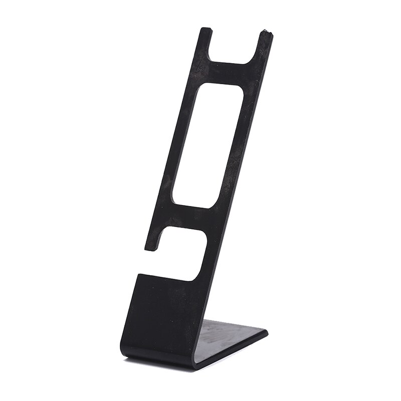 de estante de plástico, estante de exhibición General, caja de almacenamiento portátil para reloj, caja de soporte para presentación de joyería: Black