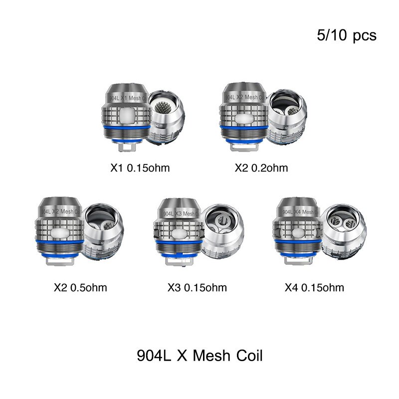 5/10pcs Freemax 904L X Mesh Coil X1 0.15ohm/ X2 0.2ohm/0.5ohm / X3 0.15ohm / X4 0.5ohm for Fireluke 3 /Fireluke M / Maxus 100W