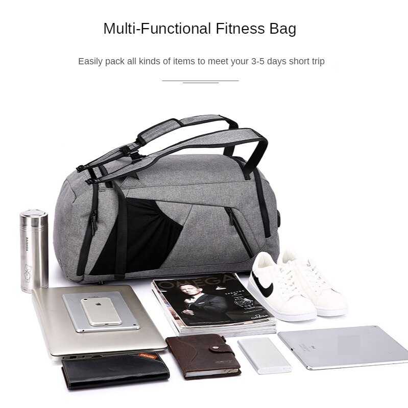 High Capacity Travel Tote Multifunction Cosmetic Clothes Storage Duffle Shoulder Bags Sports Fitness Handbag Accessories Supplie