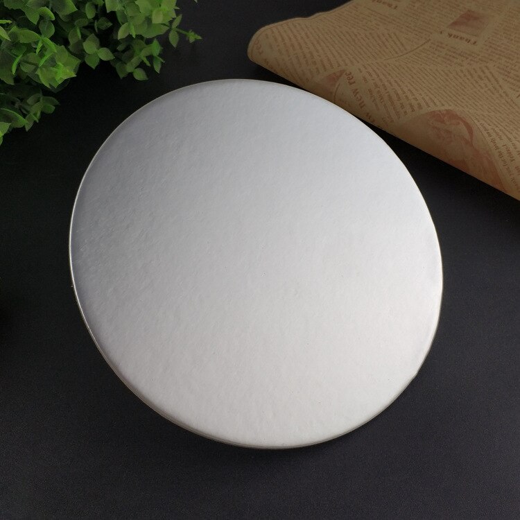 10pcs Cake Base Plate Board Round Cake Circle Cardboard Cake Drums Turntable Tiramisu, Mousse Cake, Cheesecake, Snack