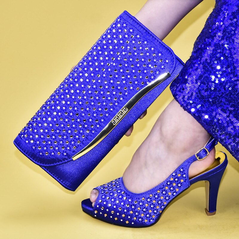 Fuchsia Color African Shoes and Bag Set To Match Latest Italian Shoes with Matching Bags Shoe