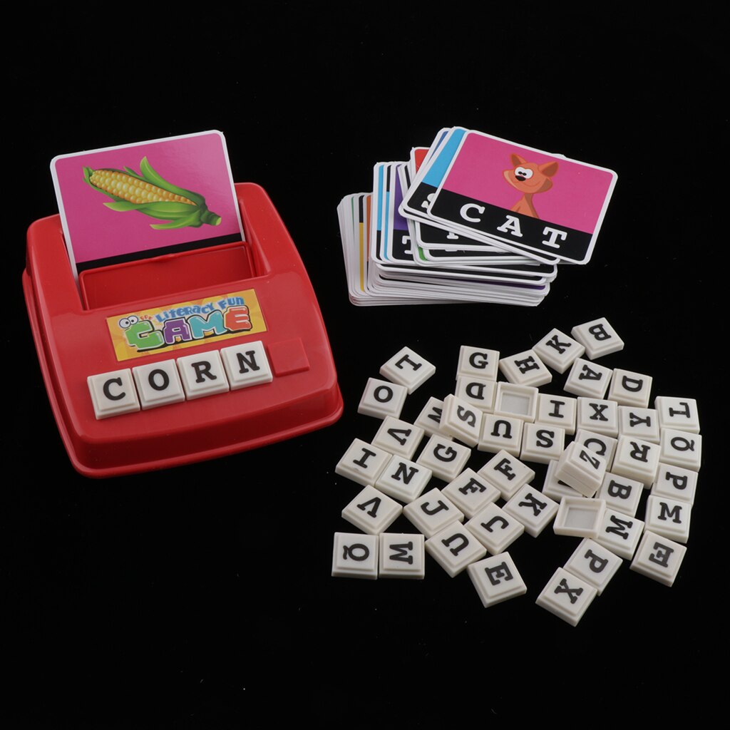 Magideal Alfabet Board Kaarten Puzzel Kind Kid Abc Letter Spel Speelgoed