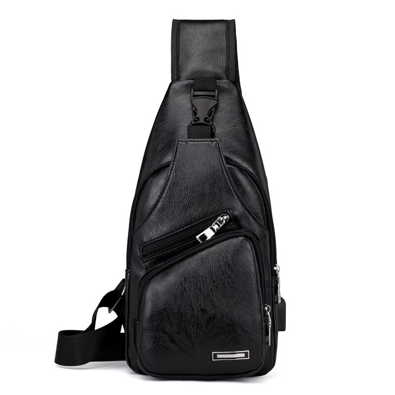 Custom USB Charging Chest Bag for Men