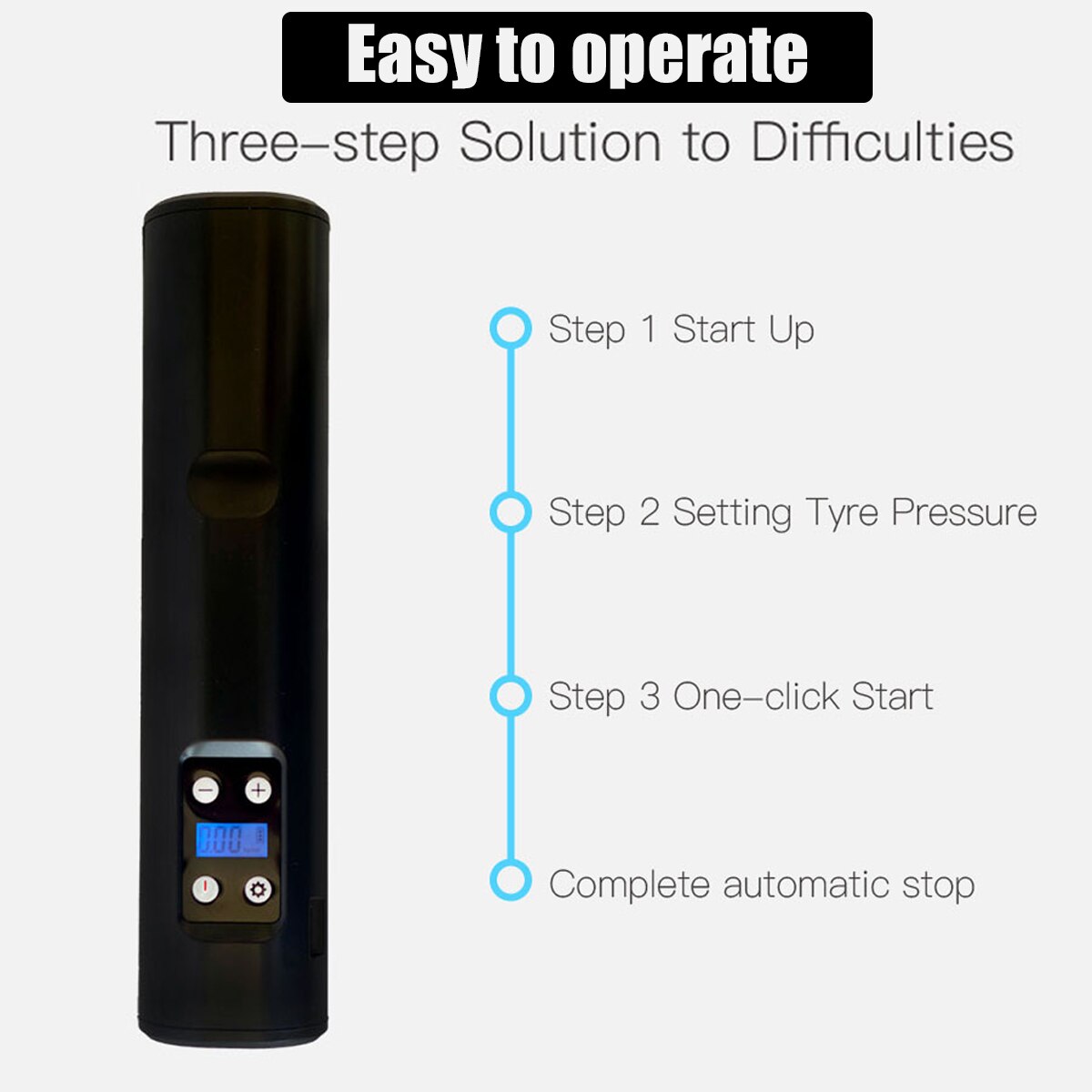 6000mAh Cordless Air Pump 12V 150PSI USB Rechargeable Portable Air Compressor Pump LED Power Bank Digital Tyre Inflator