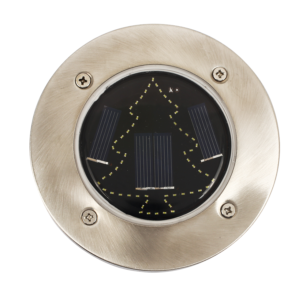 Luces de discoteca de lámpara de suelo luz enterrada para hogar, jardín, cubierta, canaleta, energía Solar, árbol de Navidad, respetuoso con el medio ambiente, flor duradera para exteriores