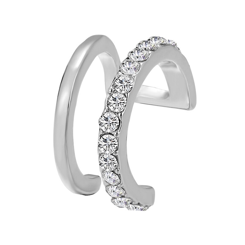 17KM Minimalistischen Gold Metall Geometrische Kreis C bilden Band Ohrringe Für Frauen modisch Hochzeit Runde Ohrringe Schmuck: CS5216602
