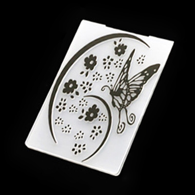 3D Embossing Map Transparant Embossing Plastic Platen Voor Diy Papier Snijden Sterft Scrapbooking 10.5x14.5cm: 8