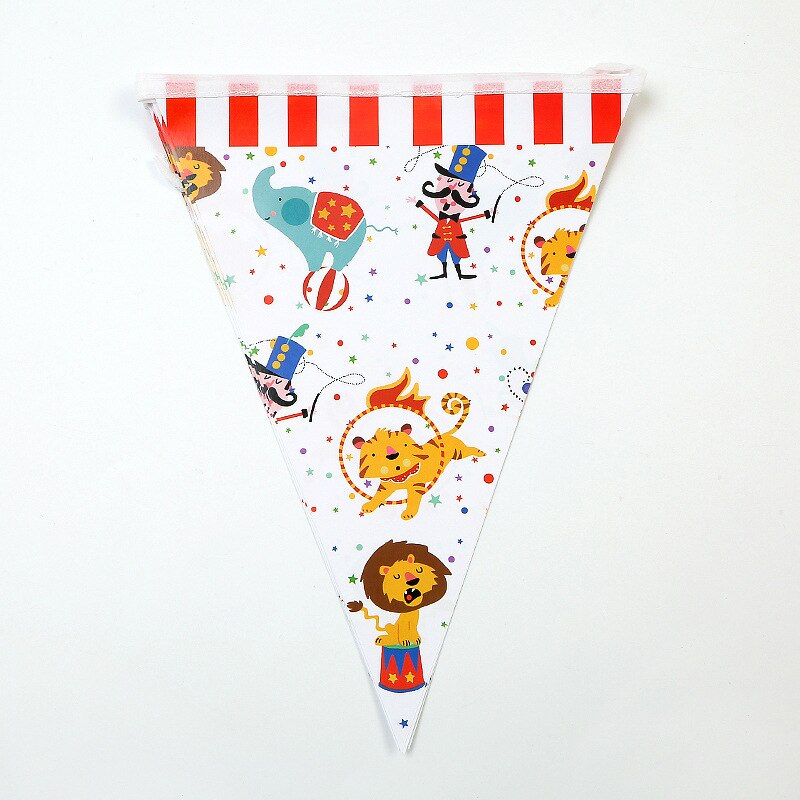 Circus Theme Animals Party Supplies Disposable Tableware Set Paper Cups Plates Kids Birthday Baby Shower Party Decorations