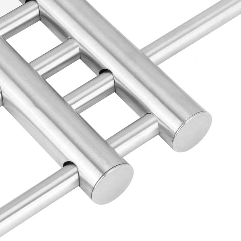 Adjustable Stainless Steel Kitchen Insulation Pot Pad Insulation Mats Heat-Resistant Placemat Kitchen Gadget