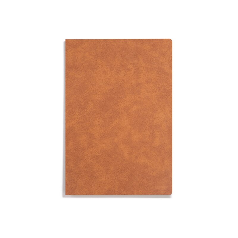 Retro Style Notebook Soft Leather Thickened A5 Notepad Stationery: brown