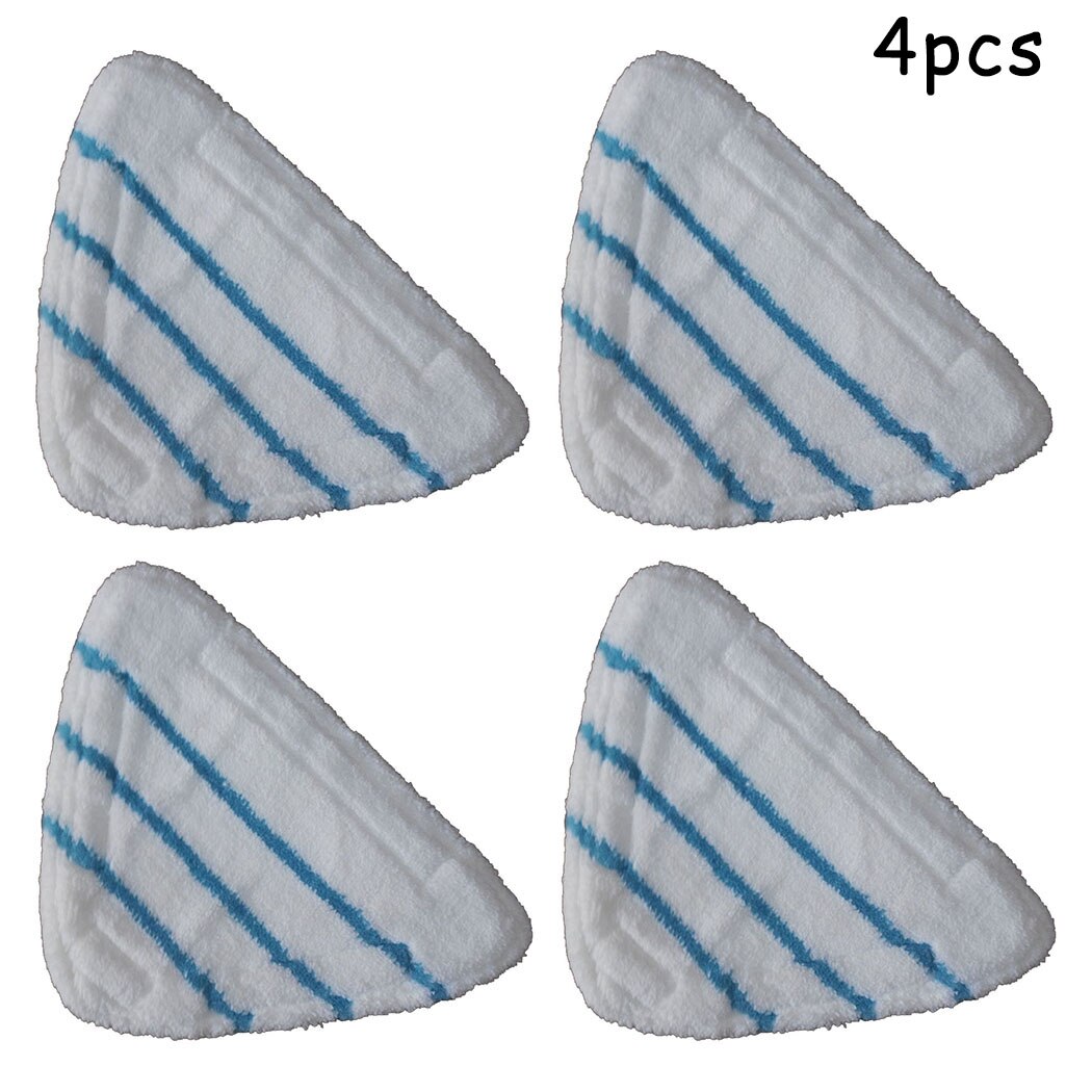 4 X Mop Pads For BELDRAY MOSS VOCHE GROUNDLEVEL Steam Floor Microfibre Head Rag Household Bathroom Clean mops floor cleaning