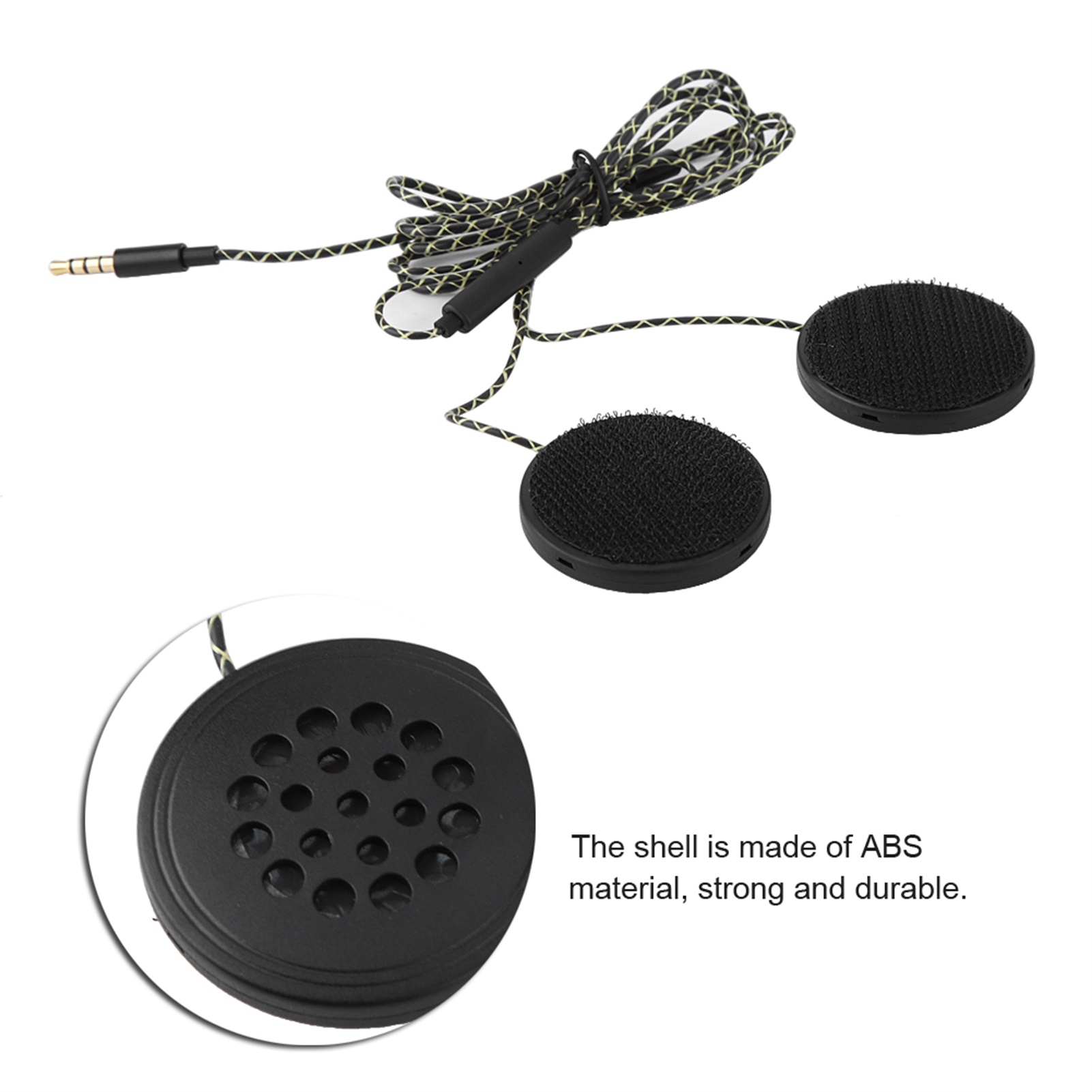1Pcs Motorcycle Helmet Headset Headphone Speakers for Ios Android MP3 computer and other 3.5 interface audio equipment