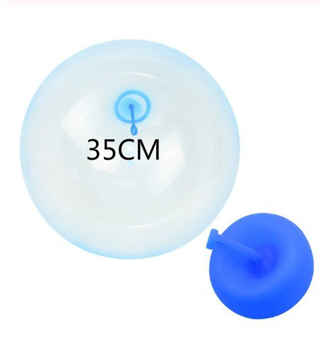 Magic Ball Bubble Giant Amazing Bubble Ball Blow Up Balloons Toy Fun Party Summer Game Bubble Ball Stress Ball Outdoor: 35CM blue