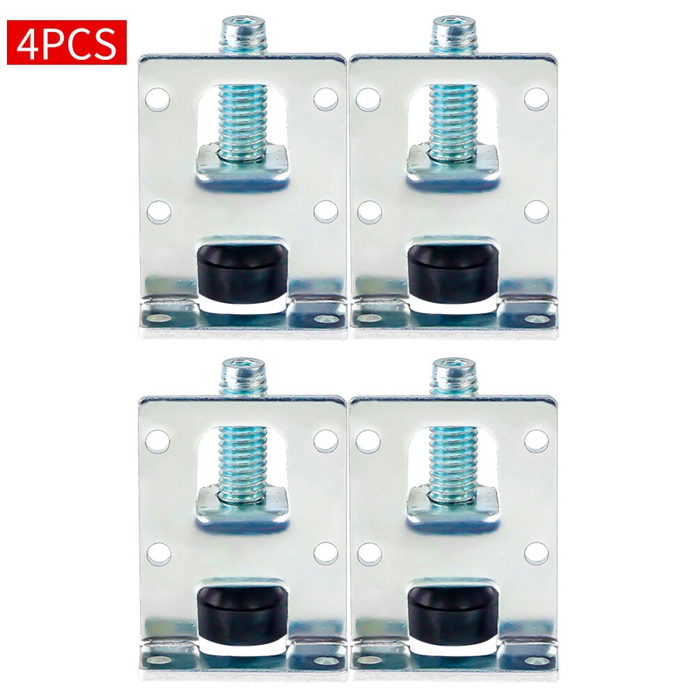 4pcs Heavy Duty Steel Protect Floor Anti Slip Adjustable Height Home Furniture Leg Leveler Foot Screws For Table Small Feet