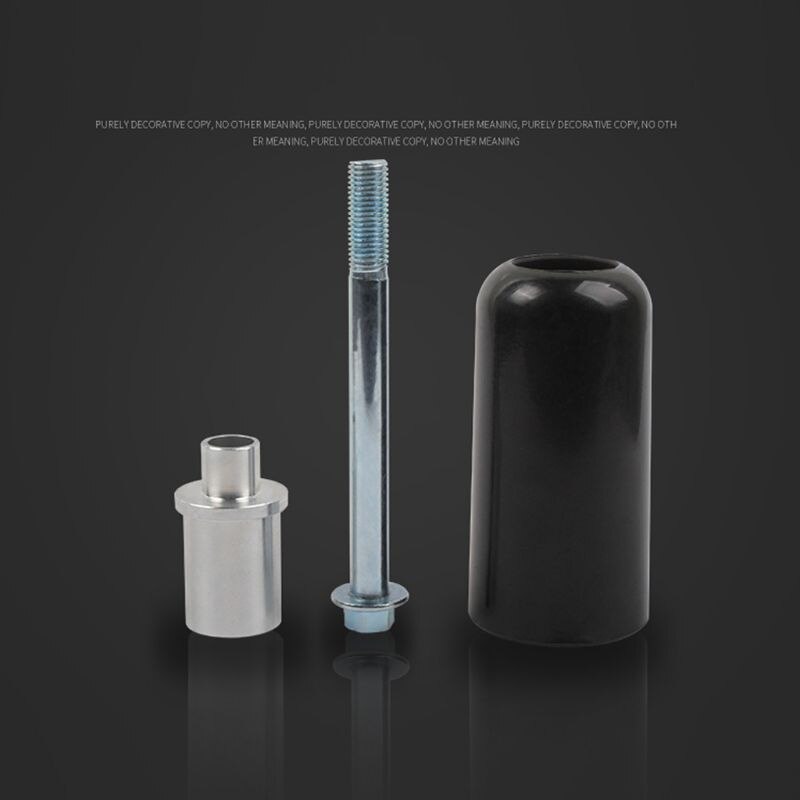 1 zestaw uniwersalna duża rama motocykla suwaki anty osłona przed uderzeniem klej w sztyfcie