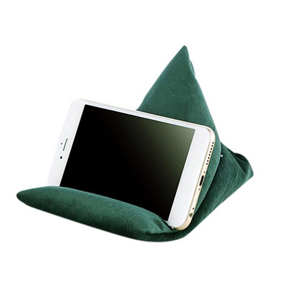 Laptop zacht kussen tablet kussen driehoek rijst dumpling regenboog ipad standaard tablets e-readers smartphones boek tijdschriften houder: 1