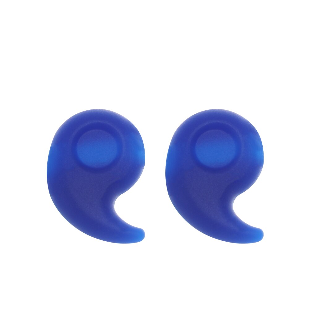 2Pair Glasses Ear Hook Soft Silicone Anti Slip Ear Hook Spectacle Sports Fixed Leg Grip Temple Holder Eyeglasses Accessories: navy blue