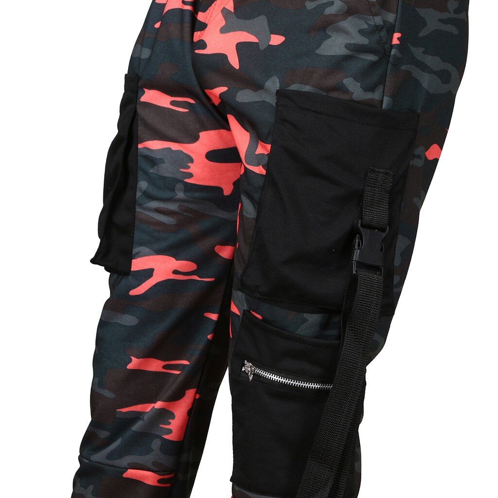 Jean déchiré hommes pantalon maigre mince droite hommes pantalon avec pantalon bas Harajuku Style Camouflage crayon pantalon hommes vêtements