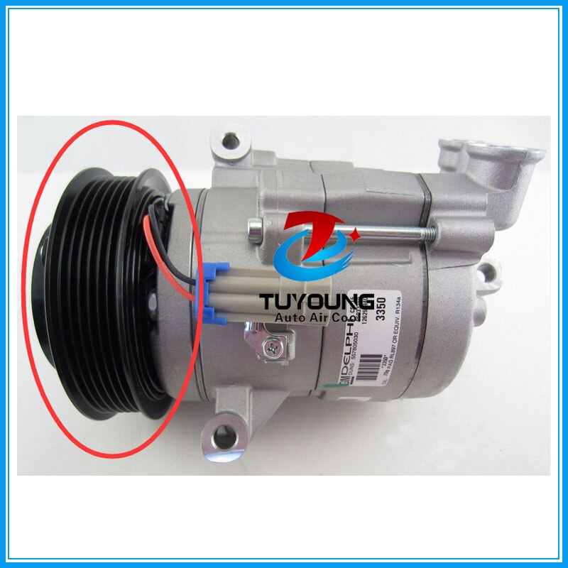 Embrague de compresor de aire acondicionado para coche, accesorio de embrague compatible con Chevrolet Sonic, 1.8L, 95935304, CO, 22258C, 6512944, 7512944, 2022258, TEM276450, 276450