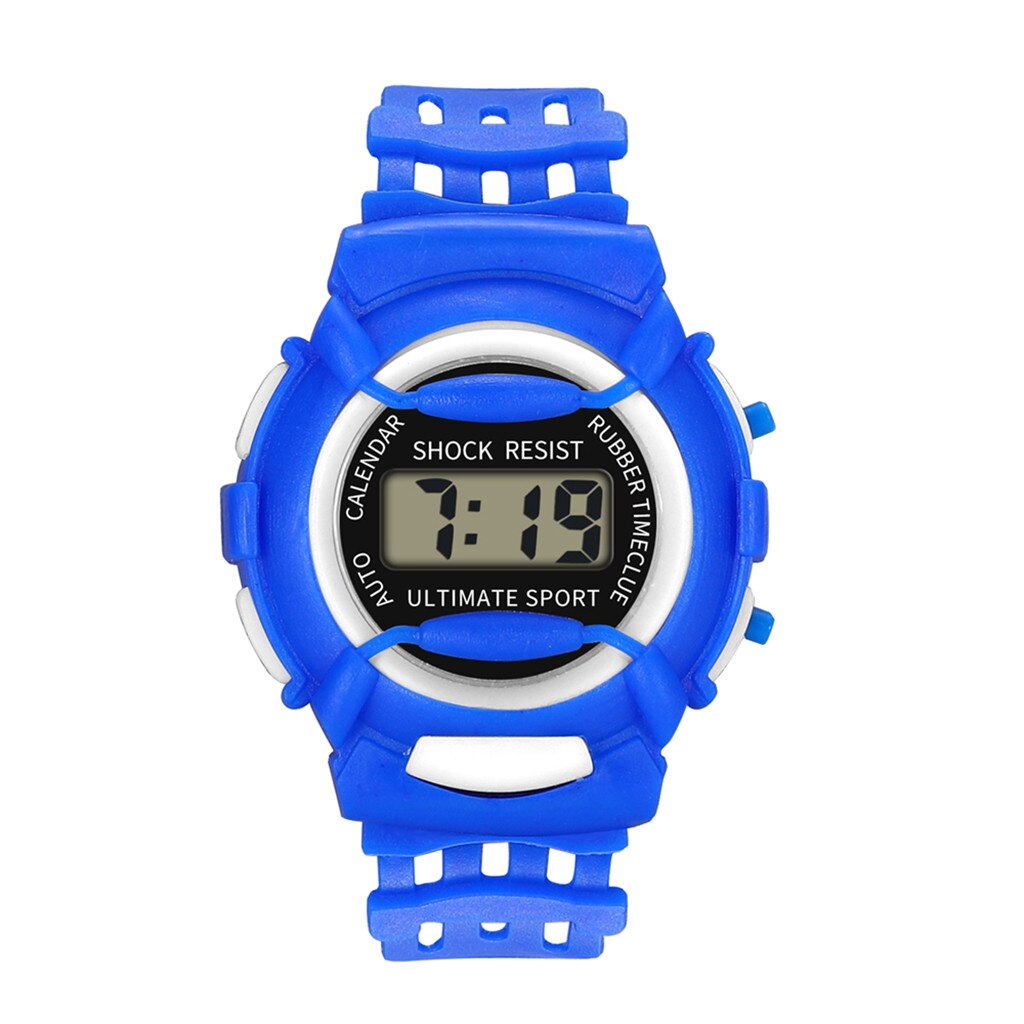 Kinderhorloge kinderen meisjes analoog digitaal sport led elektronisch waterdicht polshorloge polshorloge klok  #7