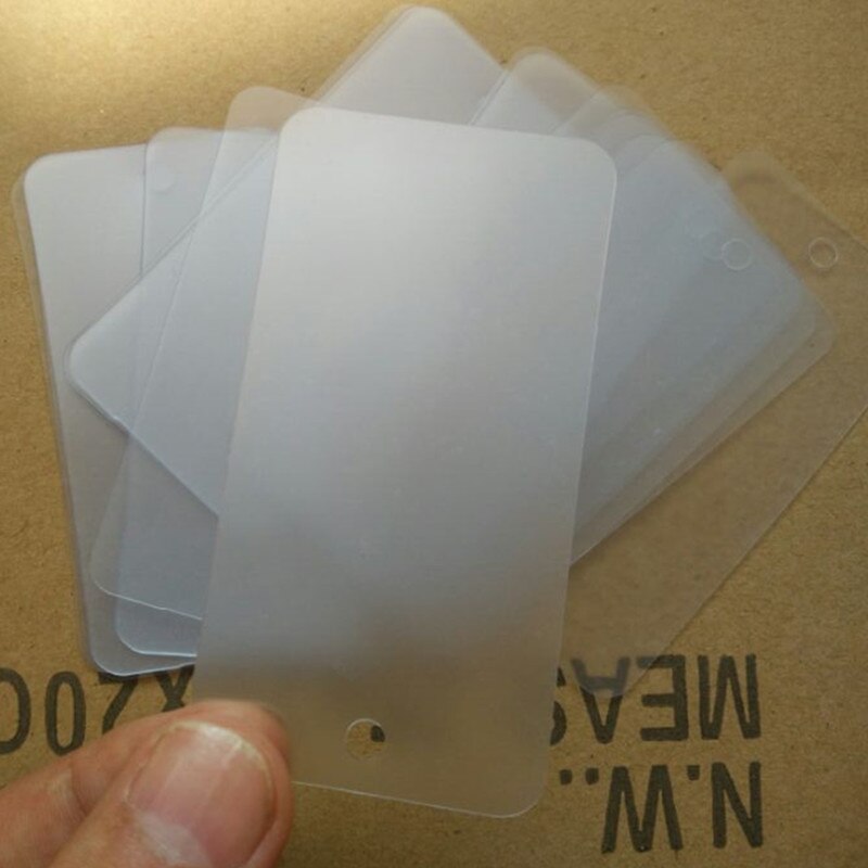 Etiquetas de oscilación de joyería de PVC esmerilado, 200 piezas, 4x7 cm, etiqueta para colgar ropa, esquina redonda, 25s de espesor