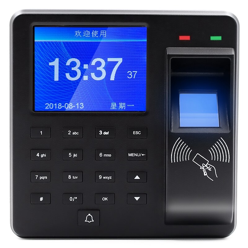 M10 Security Alarm Fingerprint Door Access Control Machine with LCD Sn Smart Door Bell