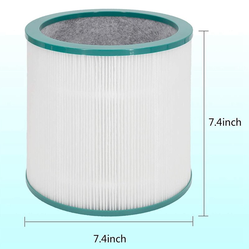 True HEPA Replacement Filter for Dyson Tower Purifier Pure Cool Link TP01 TP02, TP03, Part 968126-03