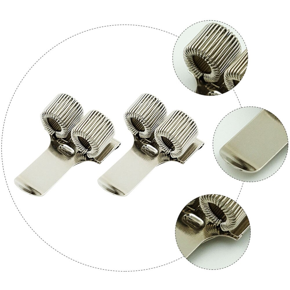 2 pièces Porte-Stylo Avec Ressort réglable Pratique Double Stylo Support De Stockage
