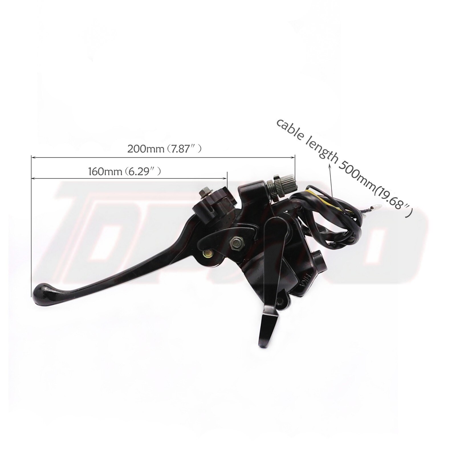 ATV Throttle with Front Brake Throttle Assemble for 22mm Handlebar 50 70 90 110cc 125cc Quads Buggy 4 Wheeler 500mm Cable length