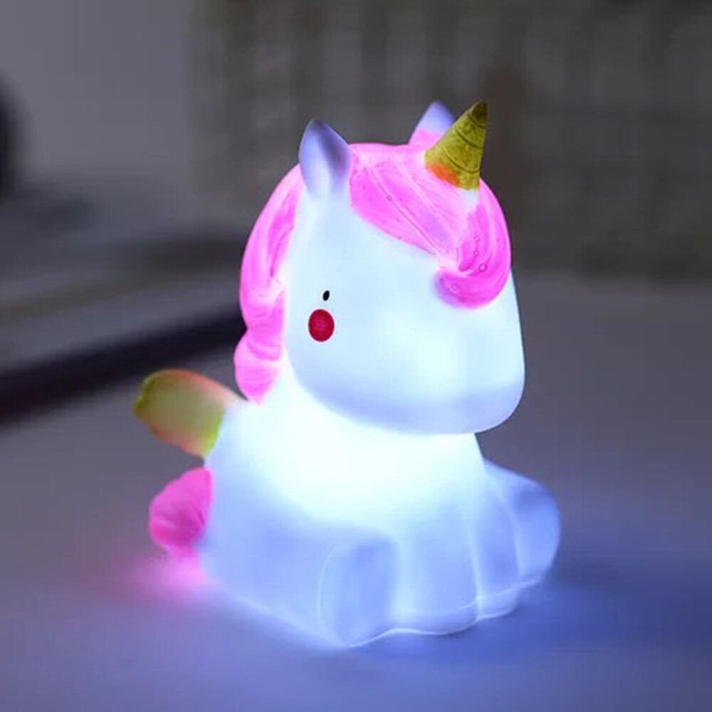 Baby LED-nachtlicht für freundlicher Einhorn Mond Wolke Sonne Stern Baby Schlaf Spielzeug Licht-hoch Spielzeug für freundlicher Art Schreibtisch Lampe Heimat Deko