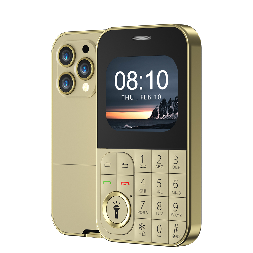 SERVO V9 kleine kaart mobiele telefoon Dual SIM stand-by zaklamp Magic Voice Speed Dial Retro camera Kleurrijke draagbare functie telefoon: Black