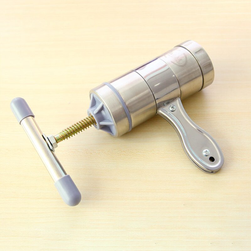 Manual Noodle Maker Press Pasta Maker Machine Crank Cutter Cookware With 5 Pressing Molds Making Spaghetti Kitchen Cooking Tools main image 1