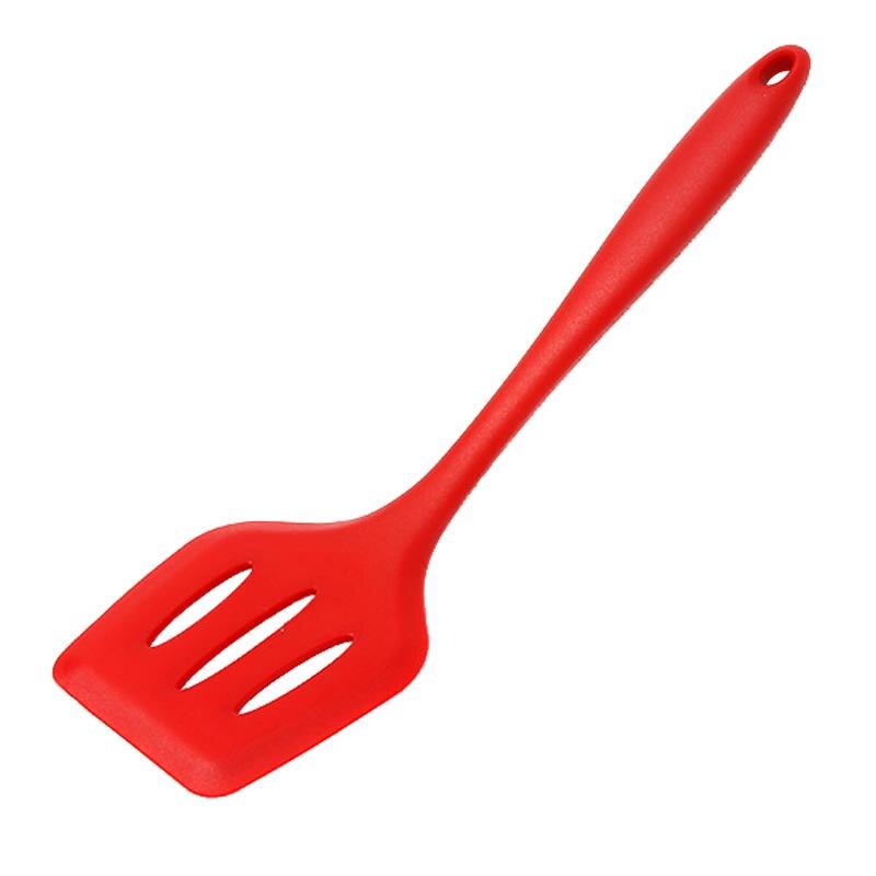 Fødevaregodkendt silikone madlavningsske essentiel varmebestandig fleksibel nonstick silikone bage blandeske spatel køkkenværktøj: -en