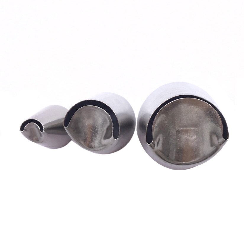 3 Pcs/Set Ruffle Tips Stainless Steel Icing Piping Nozzles Cake Decorating Pastry Tip Sets Cupcake Tools Bakeware