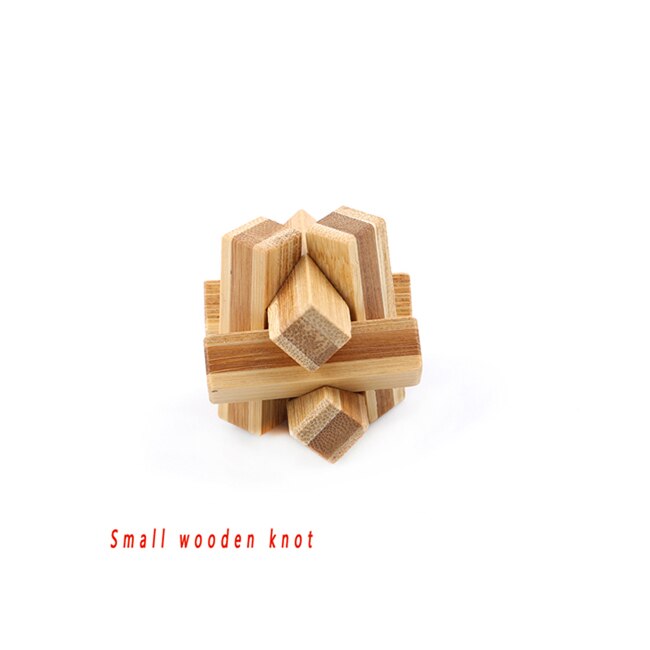 Neue Pädagogisches Erwachsene Kinder Spielzeug Ausgezeichnete IQ Gehirn Teaser 3D Holz Verriegelung Kong Ming Luban Lock Puzzle Spiel Spielen: 881946