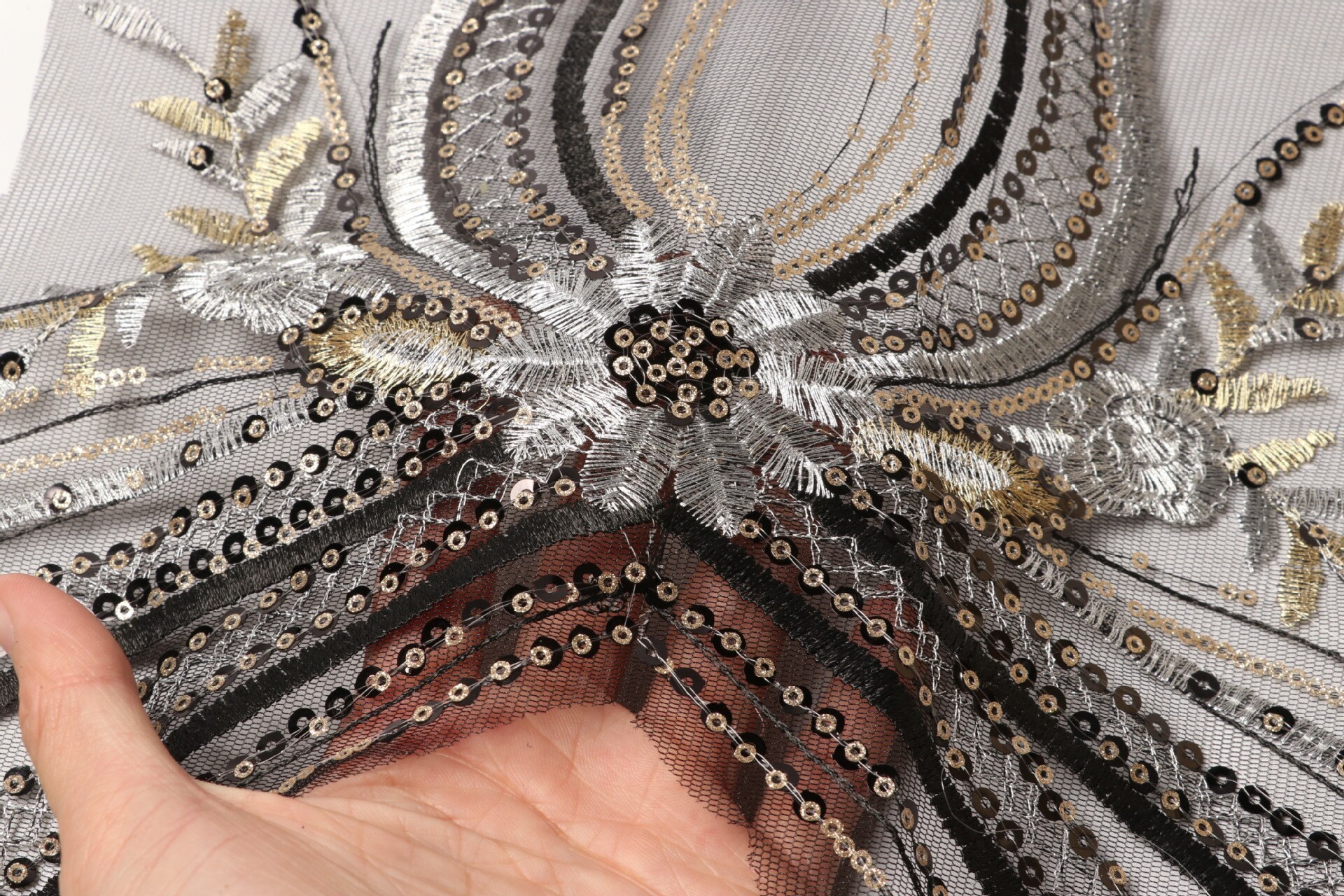 Handmade sewing lace 3D Applique lace embroidery DIY sewing dresses flower applique